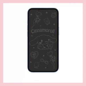 Engraving Anime Cartoon Cinnamoroll Iphone 100% Screen Protector Tempered Glass 13 14 Plus Pro Max - Privacy Glass