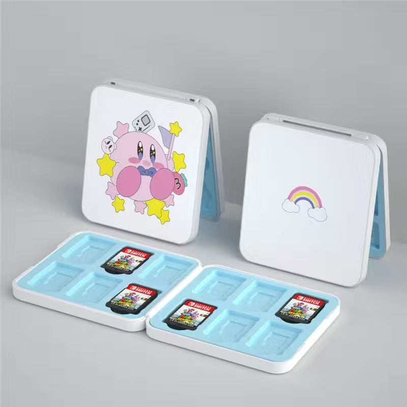 Kirby White Nintendo Switch/Lite Game Card Storage Case (12 Slots)