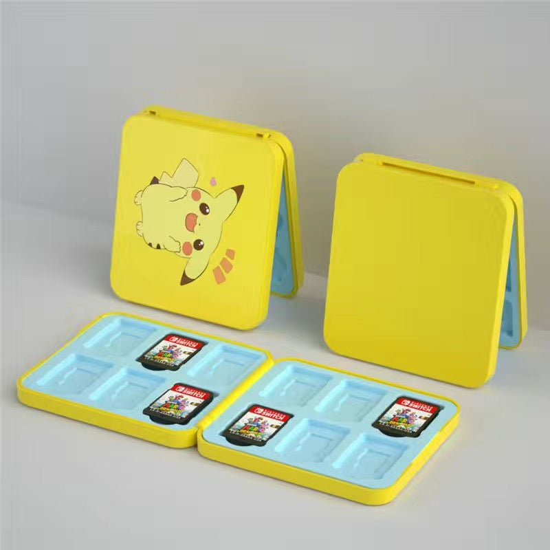 Pikachu Yellow Nintendo Switch/Lite Game Card Storage Case (12 Slots)