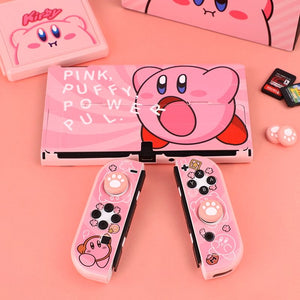 Kirby Pink__Nintendo Switch OLED Protection Hard Case Cover