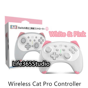 Wireless Cat Eat Kitty Pro Controller with TURBO Button for Nintendo Switch