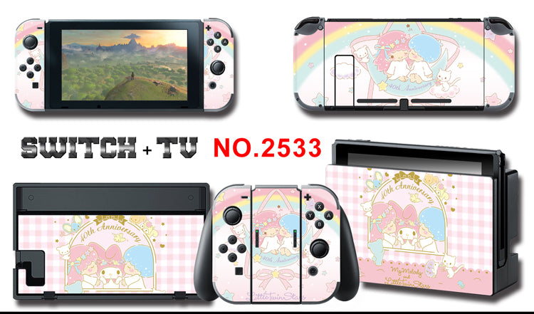 Nintendo Switch Skin Sticker __  Little Twin Stars 2531/ 2532/ 2533/ 2534