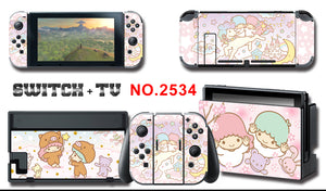Nintendo Switch Skin Sticker __  Little Twin Stars 2531/ 2532/ 2533/ 2534