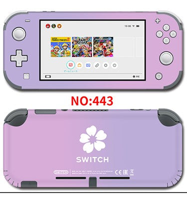 Nintendo Switch Lite Skin Sticker __ Gradient Purple Pink  443