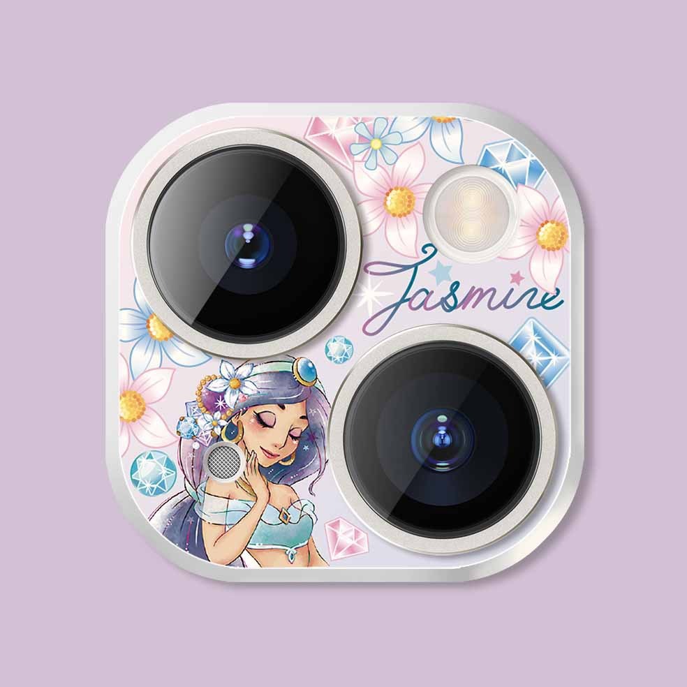 Iphone Camera Lens Protector Jasmine Princess Anime Cartoon Printed Tempered Glass 11 12 13 14 15 Plus Pro Max Mini