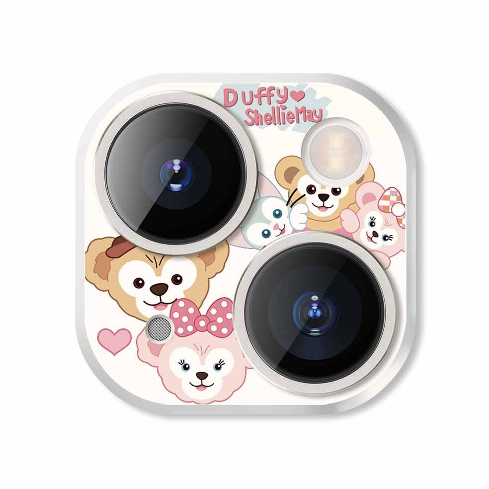 Iphone Camera Lens Protector Duffy Stella Anime Cartoon Printed Tempered Glass 11 12 13 14 15 Plus Pro Max Mini