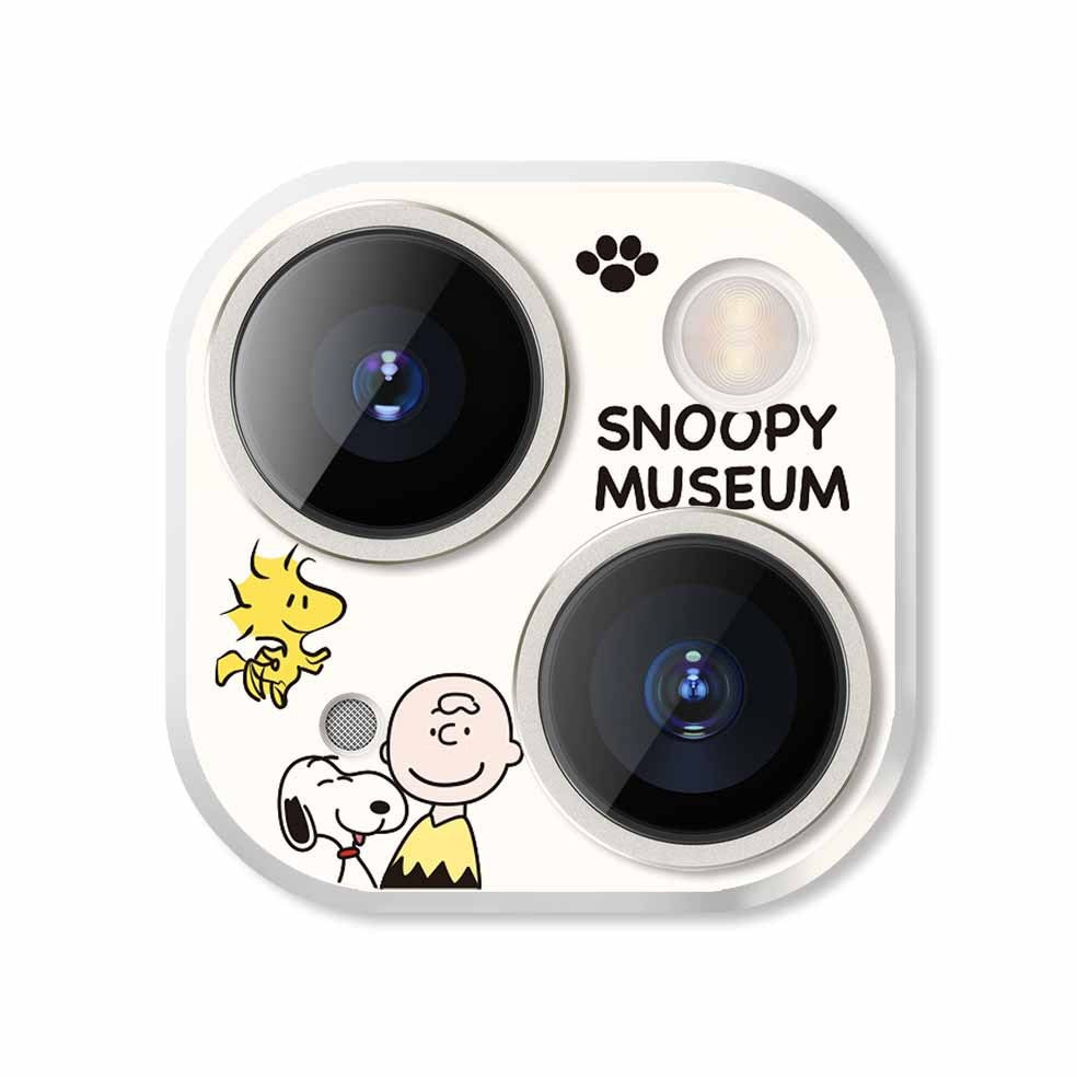 Iphone Camera Lens Protector Snoopy Anime Cartoon Printed Tempered Glass 11 12 13 14 15 Plus Pro Max Mini