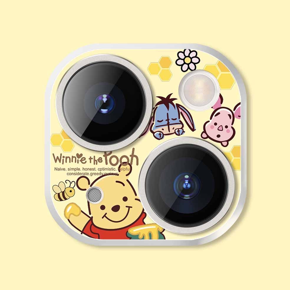 Iphone Camera Lens Protector Anime Cartoon Printed Tempered Glass 11 12 13 Pro Max Mini