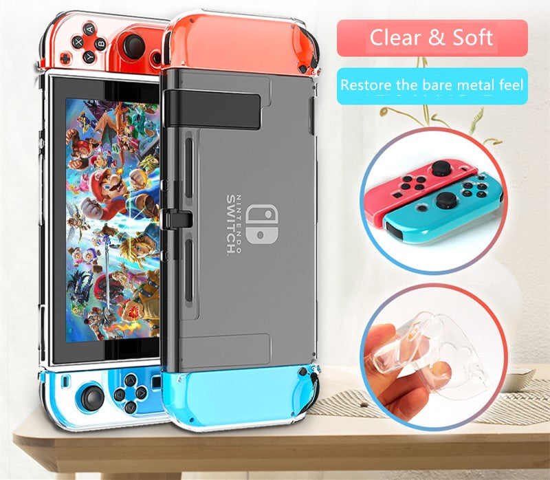 Nintendo Switch Transparent Clear SOFT Protector Case Cover