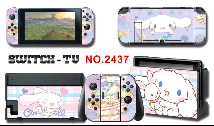 Nintendo Switch Skin Sticker __  Cinnamoroll Series 2436/ 2437/ 2919/ 2948/ 2972/ 2819/ 2820/ 2821