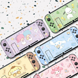 Nintendo Switch Skin Sticker __ Pompompurin Kuromi Meody Cinaamoroll Pochacco Little Twin Stars