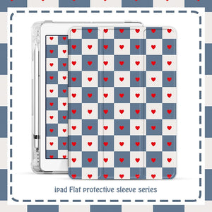 Checkers Heart Ipad Cover Protector