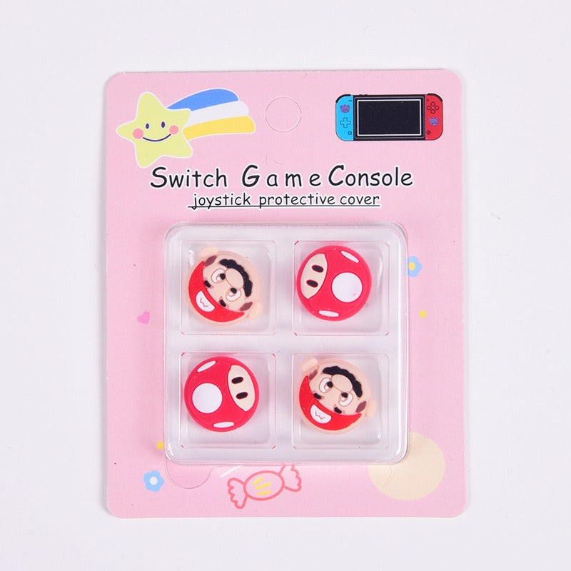 Mario & Mushroom Thumb Grip Caps For Nintendo Switch & Lite /Joystick caps