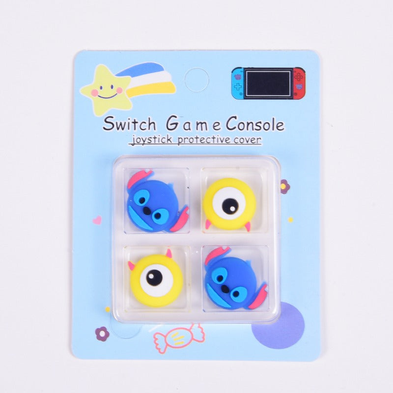 Stitch & Yellow Monster Thumb Grip Caps For Nintendo Switch & Lite /Joystick caps
