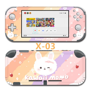 Nintendo Switch Lite Skin Sticker __  Colourful Bunny X-03