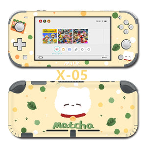 Nintendo Switch Lite Skin Sticker __  Matcha Yellow Cat X-05