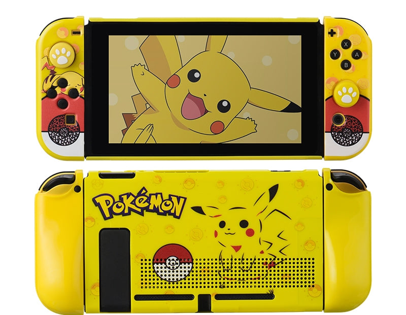 Nintendo Switch Protection Casing Cover__ Pokeball & Pikachu