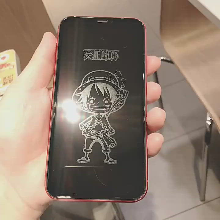 Engraving Anime Cartoon Kuromi Iphone 100% Screen Protector Tempered Glass X XS XR XS Max 11 12 13 Mini Pro Max