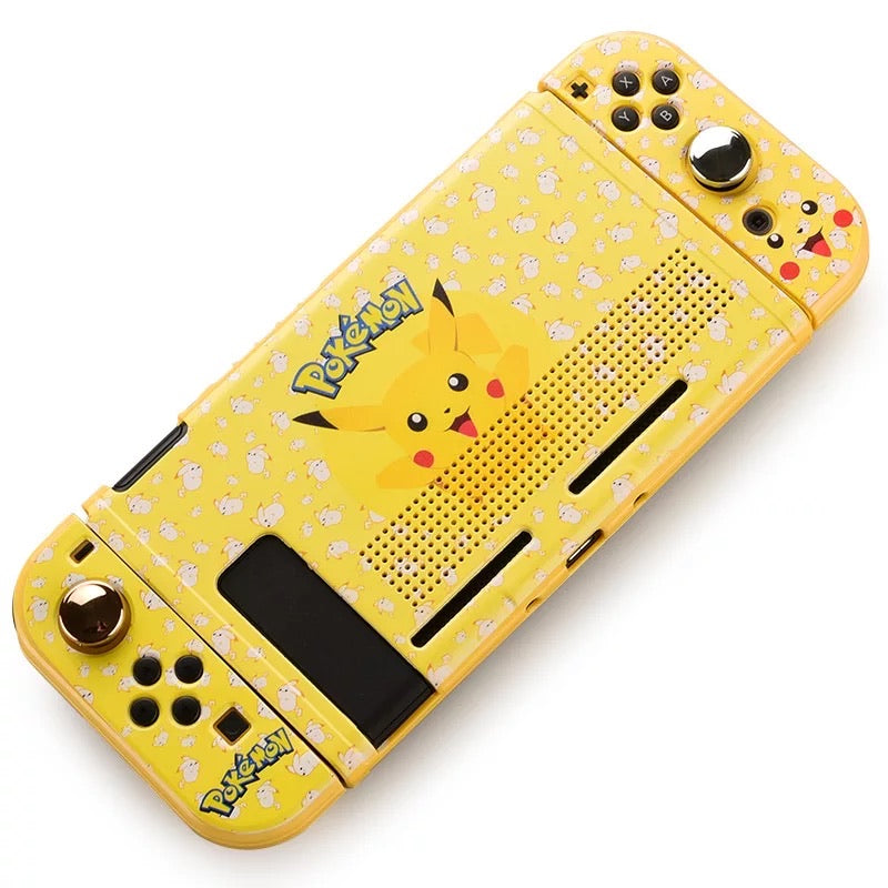 Nintendo Switch Protection Casing Cover__ Happy Pikachu