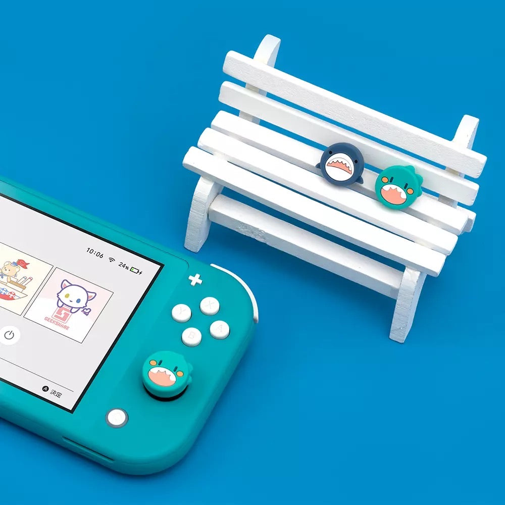 Shark and Dino Thumb Grip Caps For Nintendo Switch & Lite /Joystick caps